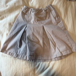 Cat & Jack Girls Khaki School Uniform Skort Size 10 Adjustable Waist